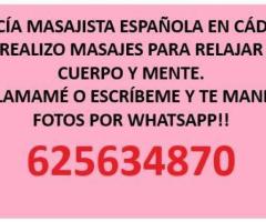 MASAJISTA ESPAÑOLA 35 AÑOS