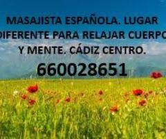 MASAJISTA CADIZ CENTRO