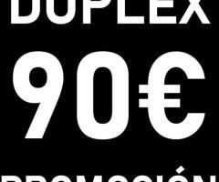 DUPLEX por 90, doble placer por muy poquito