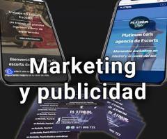 Busco trabajo en publicidad o marketing digital.