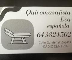 CHICA QUIROMASAJISTA CÁDIZ