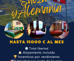 Buscamos señoritas para plaza en Suiza Y Alemania.