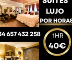 ALQUILER DE SUITES DE LUJO ECONÓMICAS   PARA ESCORTS 1/hora  40€